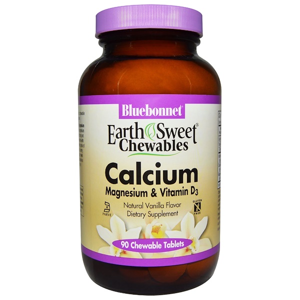 Nutrition, EarthSweet Chewables, Calcium, Magnesium