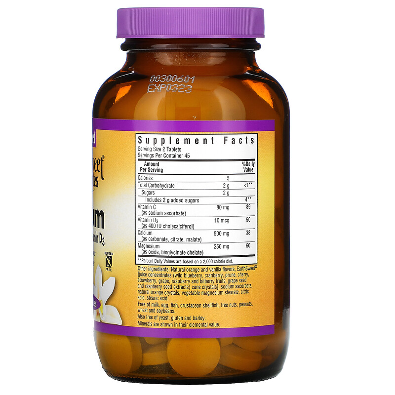 Nutrition, EarthSweet Chewables, Calcium, Magnesium