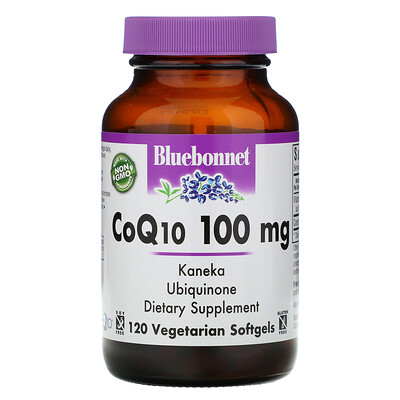 Bluebonnet Nutrition CoQ10, 100 мг, 120 желатиновых капсул