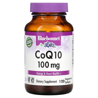 

Bluebonnet Nutrition CoQ10 100 мг 120 желатиновых капсул