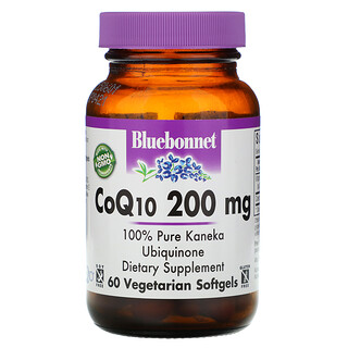 Bluebonnet Nutrition, CoQ10 200 mg ソフトジェル, ソフトジェル 60 粒