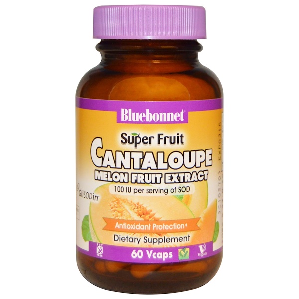 Bluebonnet Nutrition Cantaloupe Melon Fruit Extract 100 Iu 60 Bluebonnet Nutrition Cantaloupe Melon Fruit Extract 100 Iu 60 Vcaps