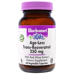 Age-Less Trans-Resveratrol, 250 mg, 60 Veggie Caps