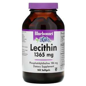 Отзывы о Блубоннэт Нутришен, Natural Lecithin, 1,365 mg, 180 Softgels