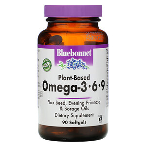 Блубоннэт Нутришен, Plant-Based Omega-3-6-9, 90 Softgels отзывы