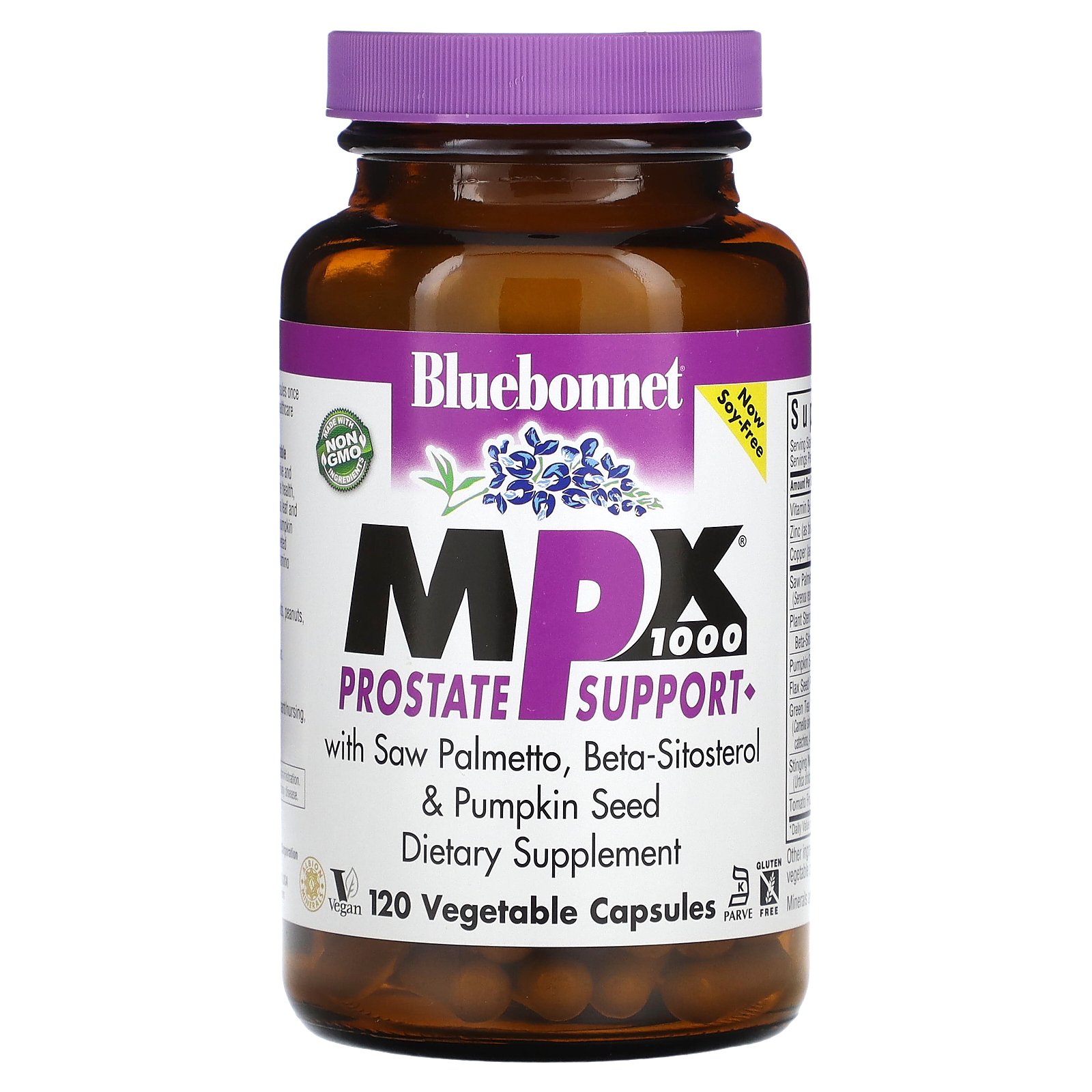 Bluebonnet Nutrition Mpx 1000 Refuerzo Para La Próstata 120 Cápsulas Vegetales 2291