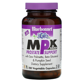 Bluebonnet Nutrition, MPX 1000، لدعم البروستات، 120 كبسولة نباتية