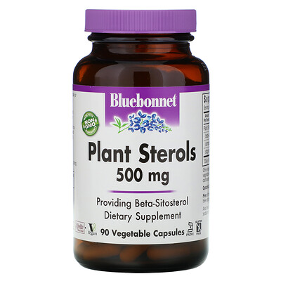 Bluebonnet Nutrition Растительные стерины, 500 мг, 90 капсул