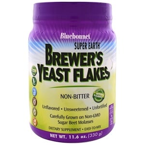 Отзывы о Блубоннэт Нутришен, Super Earth Brewer's Yeast Flakes, 1.16 oz (330 g)