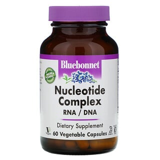 Bluebonnet Nutrition, Complexo nucleotídeo, ARN / DNA, 60 Vcaps