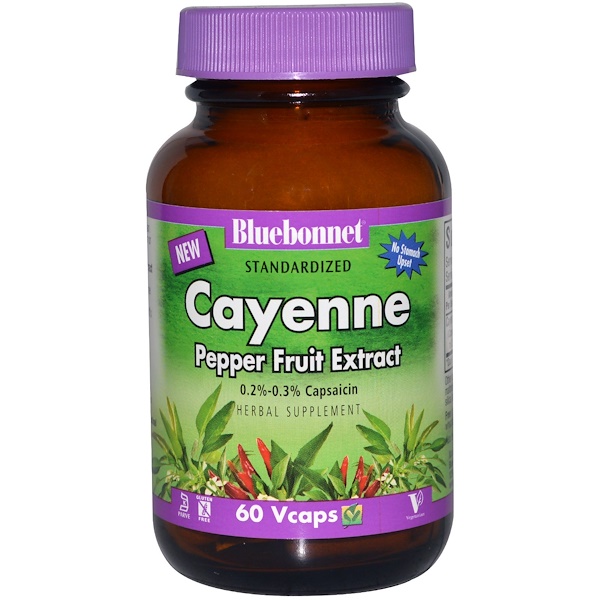 Nutrition, Cayenne, Pepper Fruit Extract, 60 Vcaps iHerb