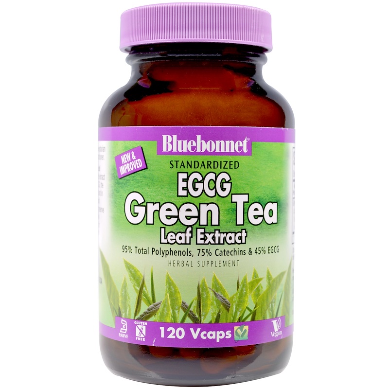 Nutrition, EGCG Green Tea Leaf Extract, 120 Veggie Caps iHerb