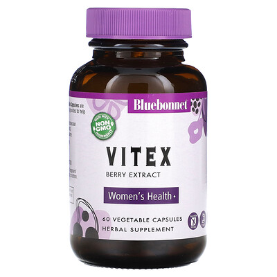 

Bluebonnet Nutrition Vitex Berry Extract 60 Vegetable Capsules