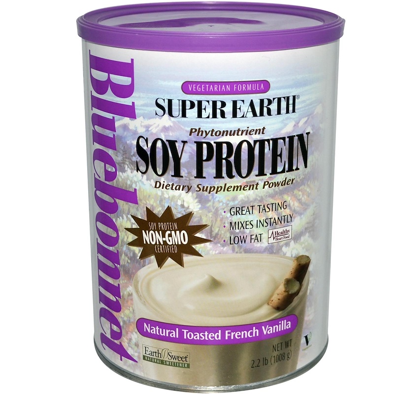Nutrition, Super Earth, Soy Protein Powder, Natural Toasted French Vanilla, 2.2 lbs