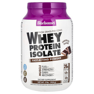 Bluebonnet Nutrition, Whey Protein Isolate, Chocolate, 2 lbs (924 g)