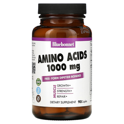 

Bluebonnet Nutrition Amino Acids 1 000 mg 90 Caplets