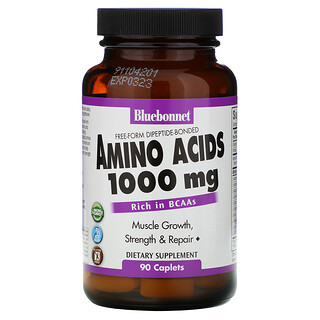 Bluebonnet Nutrition, Amino Acids, 1,000 mg, 90 Caplets