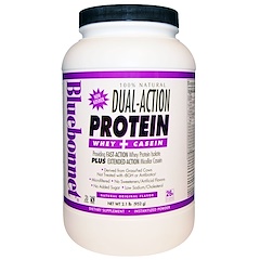 100% Natural Dual-Action Protein Whey + Casein, Natural Original Flavor, 2.1 lb (952 g)