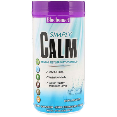 Bluebonnet Nutrition Simply Calm, Unflavored, 16 oz (454 g)