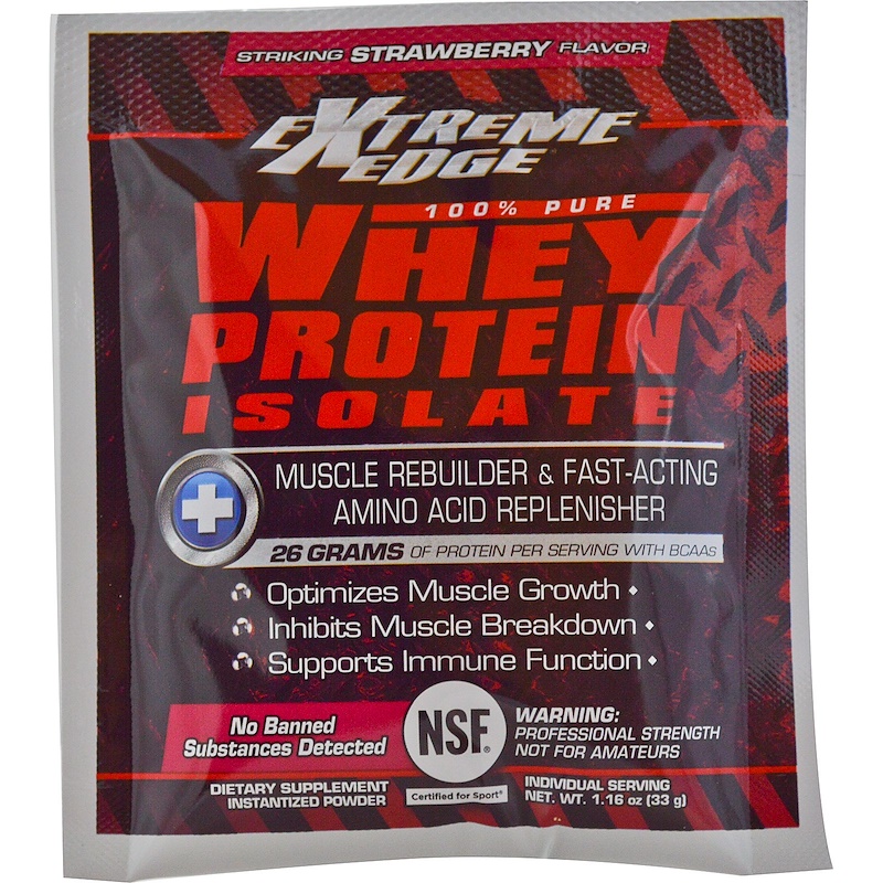 Nutrition, Extreme Edge Whey Protein Isolate, Striking