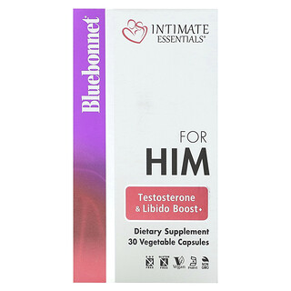 Bluebonnet Nutrition, Intimate Essentials, für ihn, Testosteron- und Libido-Boost, 30 pflanzliche Kapseln