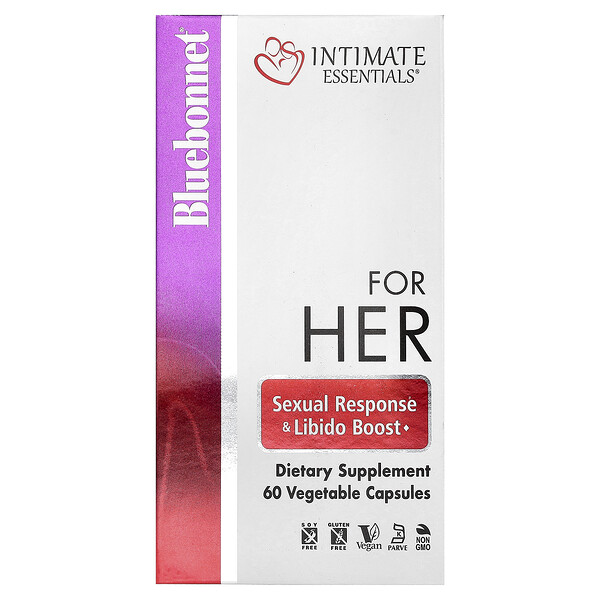 Bluebonnet Nutrition Intimate Essentials®, For Her, 60 Vegetable Capsules