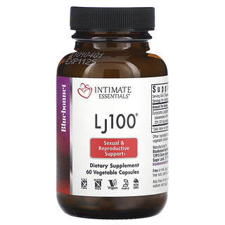 Bluebonnet Nutrition, Intimate Essentials, Lj100, 60 biljnih kapsula (50 mg po kapsuli)