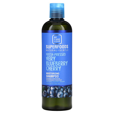 

Be Care Love Moisturizing Shampoo Fresh-Pressed Very Blueberry Cherry 12 fl oz (355 ml)