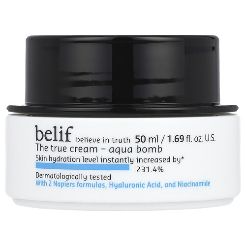 belif, The True Cream – Aqua Bomb, Creme mit Aqua-Bombe, 50 ml (1,69 fl. oz.)