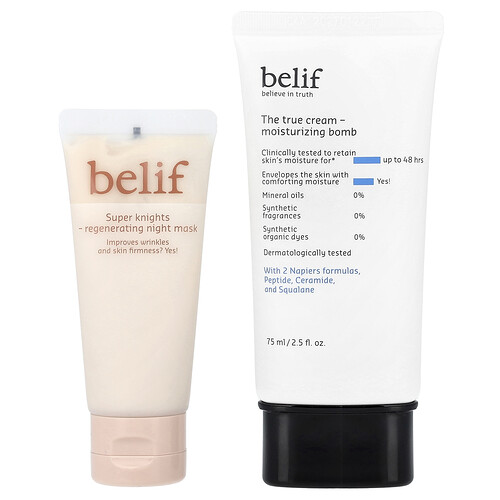 belif, The True Cream, Moisturizing Bomb Special Set, 2 Piece Set
