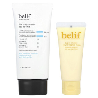 belif, The True Cream，补水炸弹特别套装，2 件套