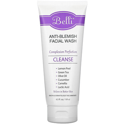 Купить Belli Anti-Blemish Facial Wash, 6.5 fl oz (191 ml)