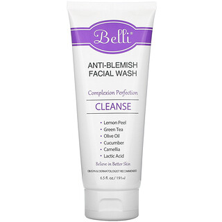 Belli Skincare, Anti-Blemish Facial Wash, 6.5 fl oz (191 ml)