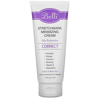 Belli Skincare, 瘢痕線紋淡化霜，6.5 盎司（191 毫升）