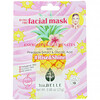 Biobelle‏, Botanic Fiber Facial Mask, Energizes & Illuminates, #Rise&Shine, 1 Sheet, 0.88 oz (25 g)