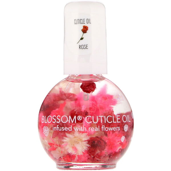 Blossom, Масло для кутикулы, роза, 12,5 мл (0,42 жидк. унции)