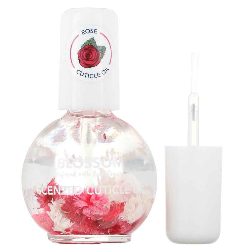 Blossom, Cuticle Oil, Rose, 0.42 fl oz (12.5 ml)