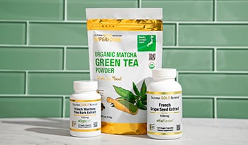 3 Polyphenols + Benefits: Green Tea, Grape Seed, Pine Bark Extract