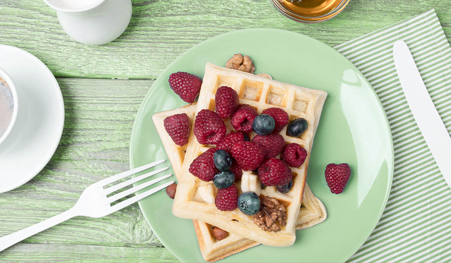 Petit déjeuner protéiné sans gluten, sans lait, sans oeuf