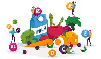 L’ABC des vitamines : les bienfaits des vitamines A, C, D, E, K et B