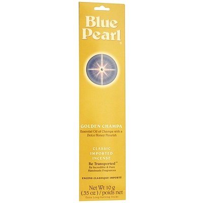 Blue Pearl 經典進口香薰線香,喜馬拉雅金花,.35盎司(10克)
