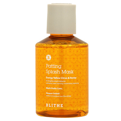 Blithe, Patting Splash Mask, Energy Yellow Citrus & Honey, 5.07 fl oz (150 ml)