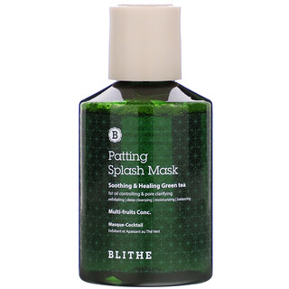 Blithe, Patting Splash Mask, thé vert apaisant et réparateur, 150 ml