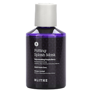 Blithe, Mascarilla de belleza Patting Splash, Baya morada rejuvenecedora, 150 ml (5,07 oz. Líq.)