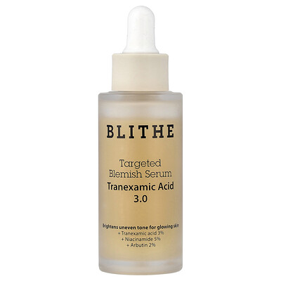 Blithe, Targeted Blemish Serum, Tranexamic Acid 3.0, 1 fl oz (30 ml)
