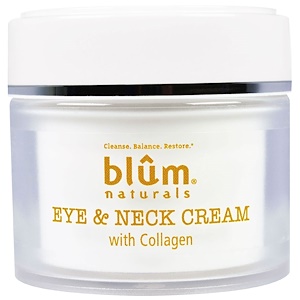 Купить Blum Naturals, Крем для области вокруг глаз и шеи с коллагеном, 1,69 унции (50 мл)  на IHerb