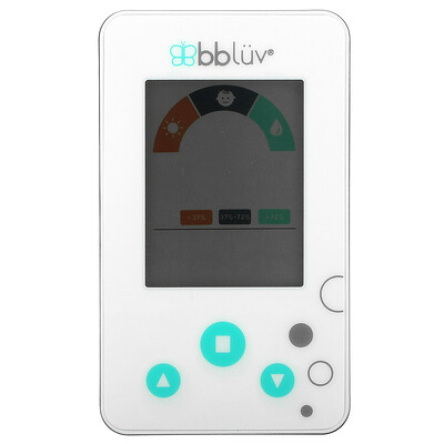 Bbluv Igro, цифровой термометр / гигрометр 2-в-1 для детской комнаты, от 0 месяцев, 1 штука