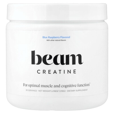 Beam, Creatina, Frambuesa azul, 198 g (6,98 oz)