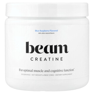Beam, Creatina, Frambuesa azul, 198 g (6,98 oz)