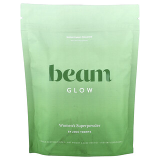 Beam, Glow, со вкусом арбуза, 15 стик-пакетов по 6,7 г (0,24 унции)